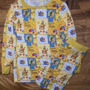 Winnie The Pooh Long Sleeve Shirt & Pants Bamboo PJs Set Girls Size 4T NWOT